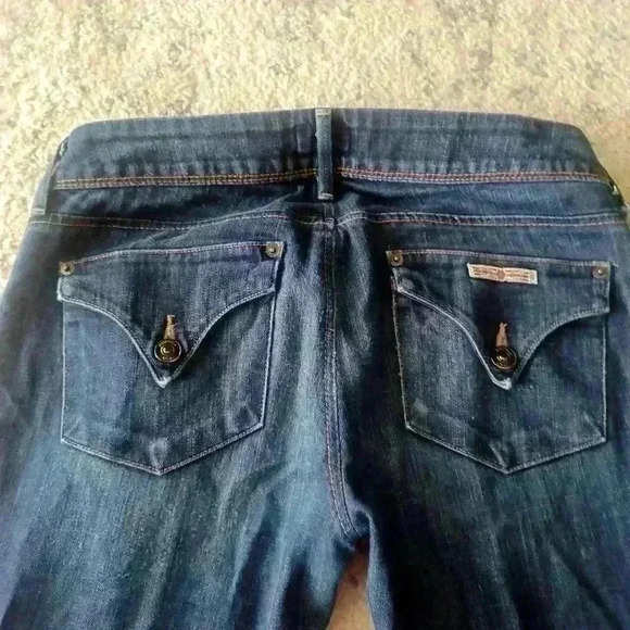 Hudson Womens Dark Wash Collin Mid-Rise Skinny Jean 27 - Picture 4 of 15